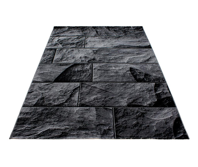 Parma Bricks Black Szőnyeg 120x170 cm