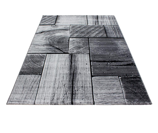 Covor Ayyildiz Carpet, Parma Wood Black, 80x150 cm, negru