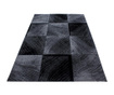 Tepih Plus Waved Squares Black 160x230 cm