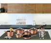 Комплект съдове за готвене 12 части Metallic Rose Gold