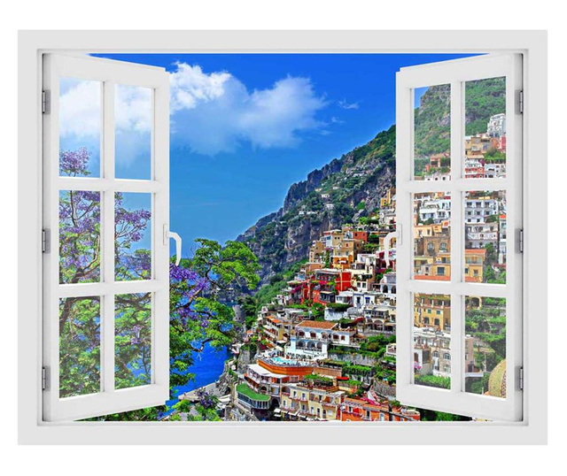 Naljepnica 3D Window Italy Positano