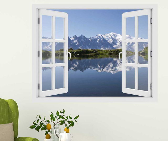 Стикер 3D Window Mont Blanc