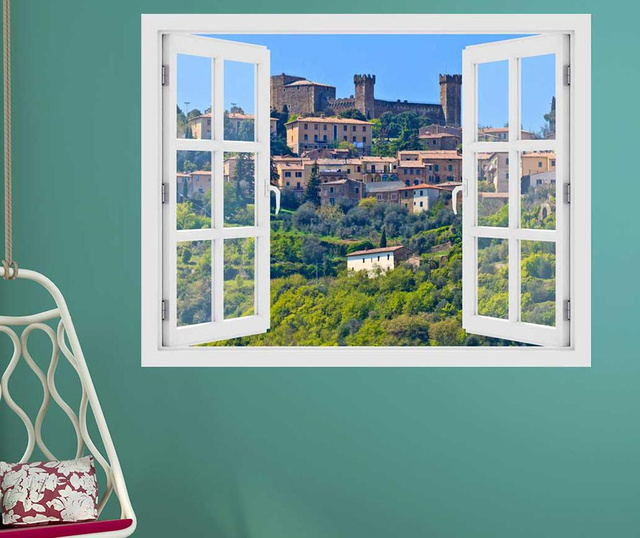 Nalepka 3D Window Toscana Montalcino
