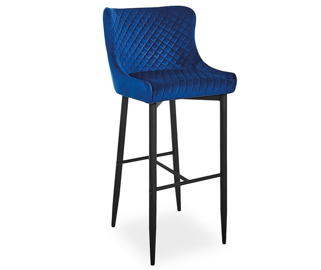 Barski stol Bluvel Dark Blue