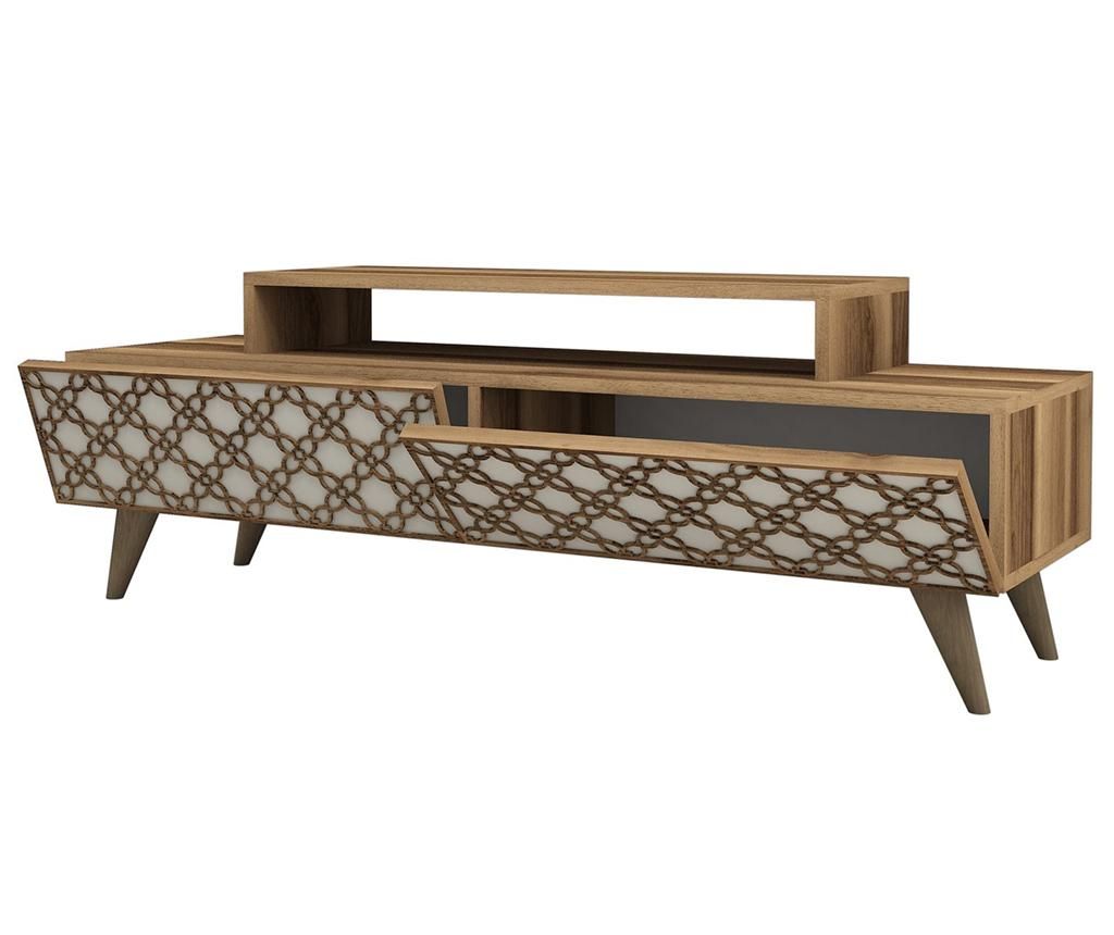 TV komoda City Walnut Cream