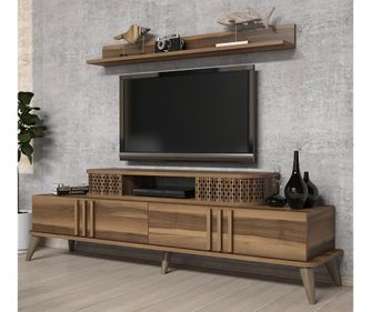 TV komoda Eylul Walnut