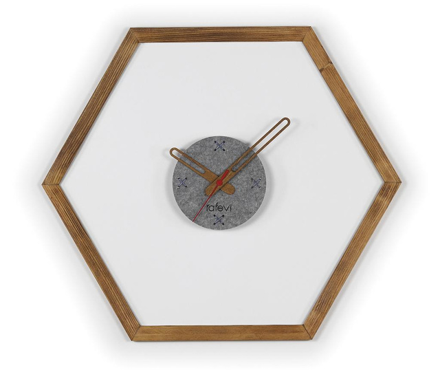 Стенен часовник Tuva Anthracite
