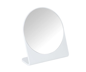 Oglinda de masa Wenko, Marcon White, polistiren, 18x7x19 cm, alb