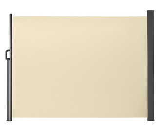 Vrtna zložljiva stena - paravan Bonnie Cream 160x300 cm