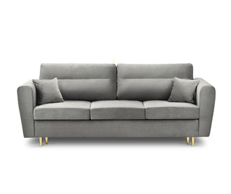 Remy Light Grey Háromszemélyes kihúzható kanapé