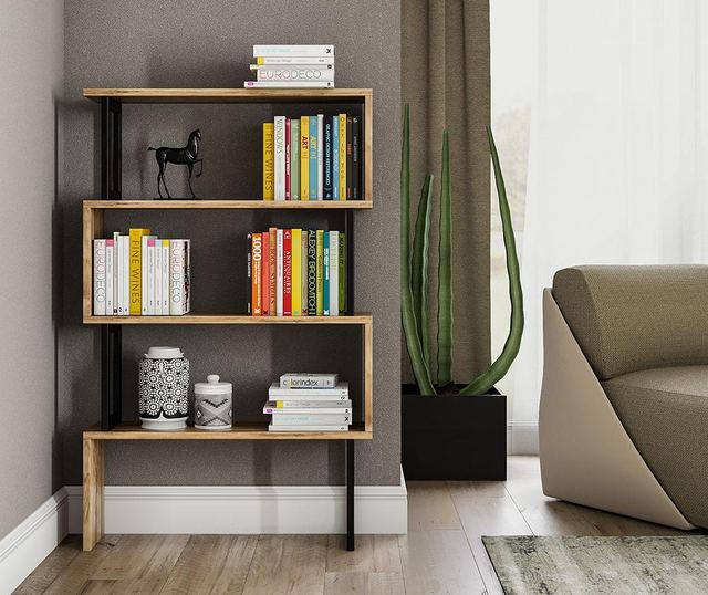 Ceylan Walnut Brown Könyvespolc