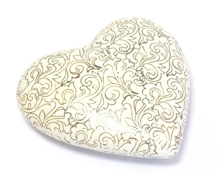 Platou Bettina, Heart Curls, ceramica, 8x24x24 cm