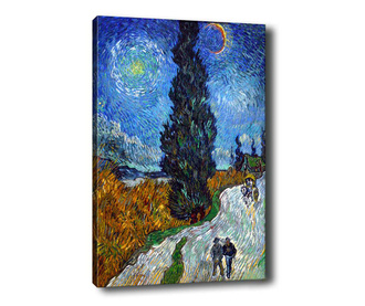 Slika Country Road in Provence by Night  50x70 cm