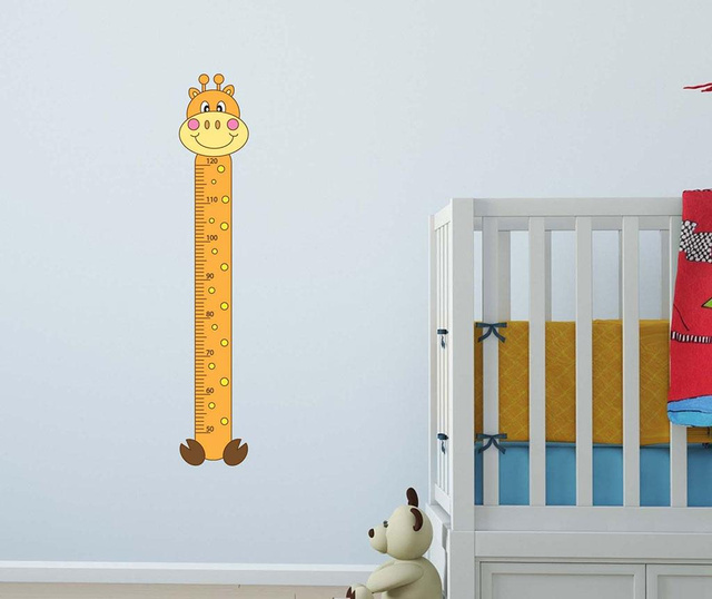 Nalepka za merjenje višine otrok Happy Giraffe