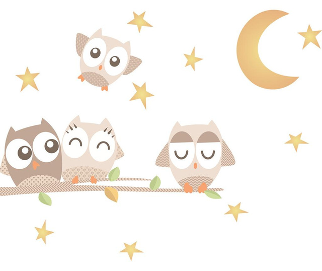Nalepka Goodnight Owl