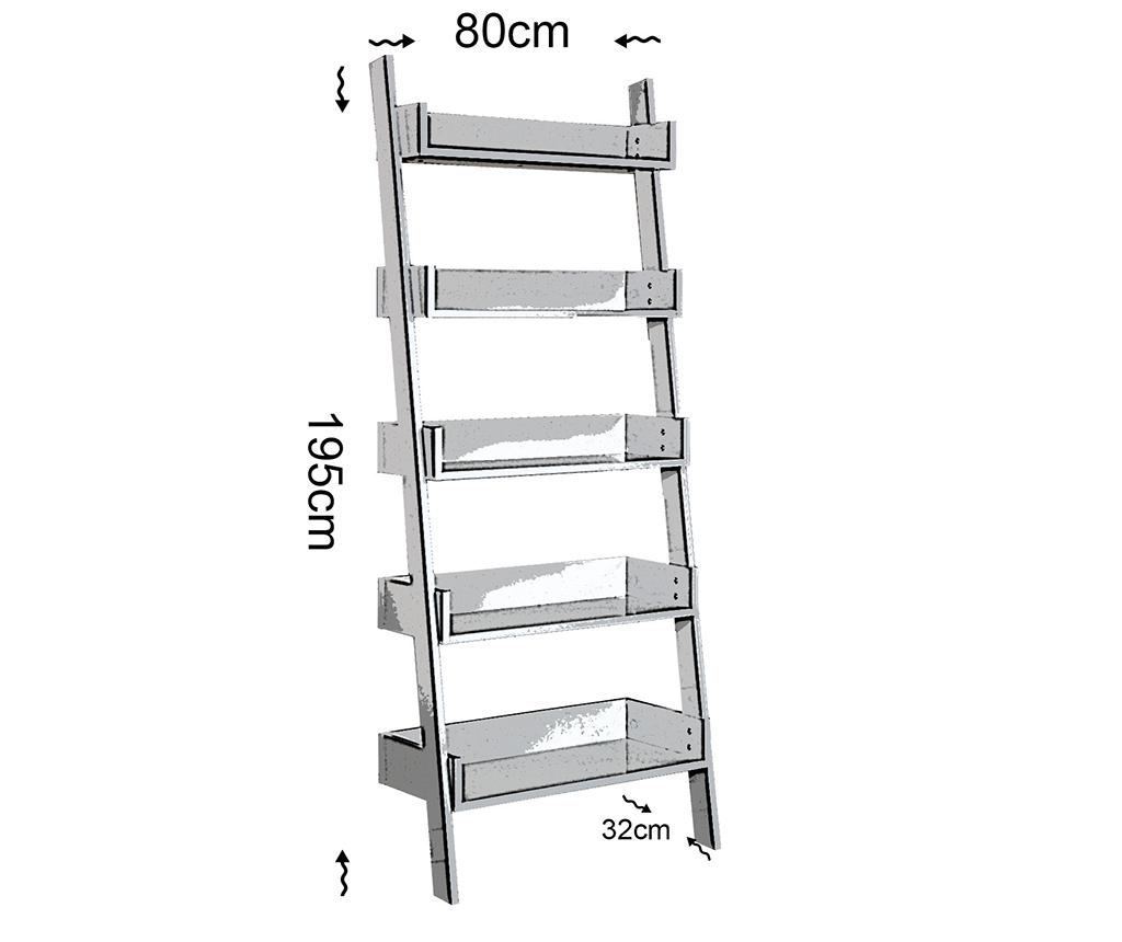 Falipolc - Sötét Tölgy - 6