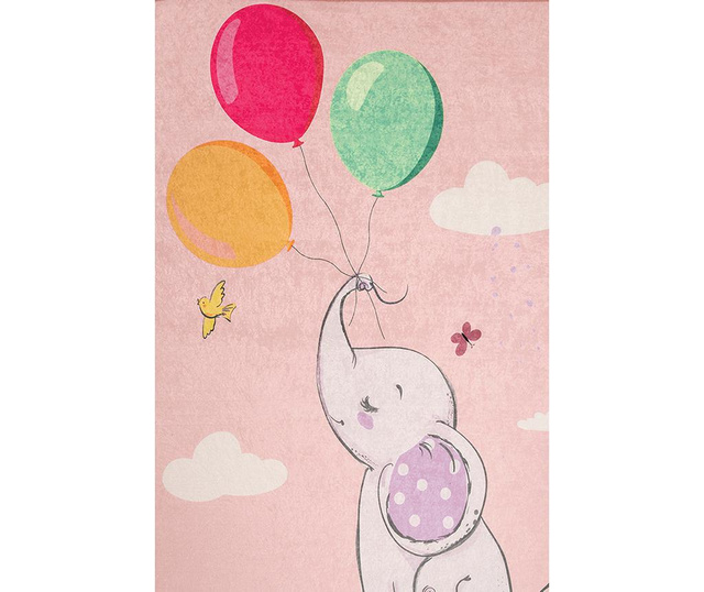 Preproga Balloons Pink 100x160 cm