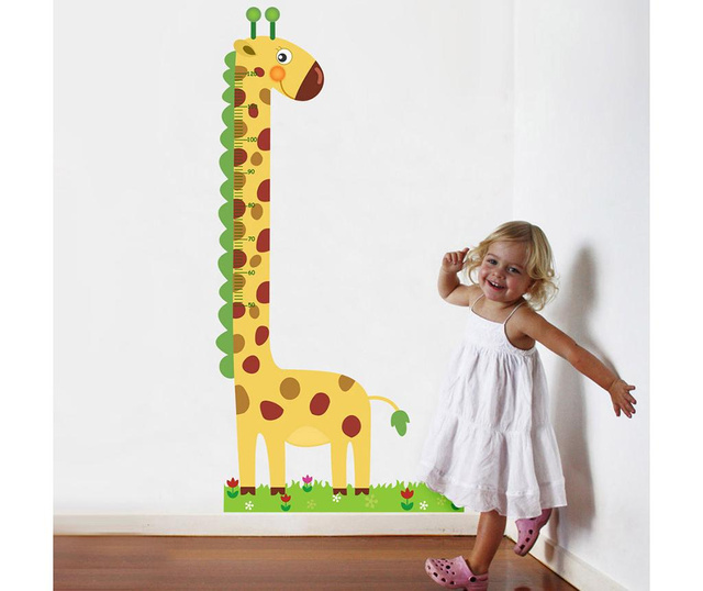 Nalepka za merjenje višine otrok Giraffe