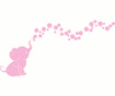 Nalepka Pink Elephant