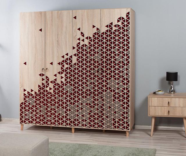 Imaj Mosaic Red Ruhásszekrény