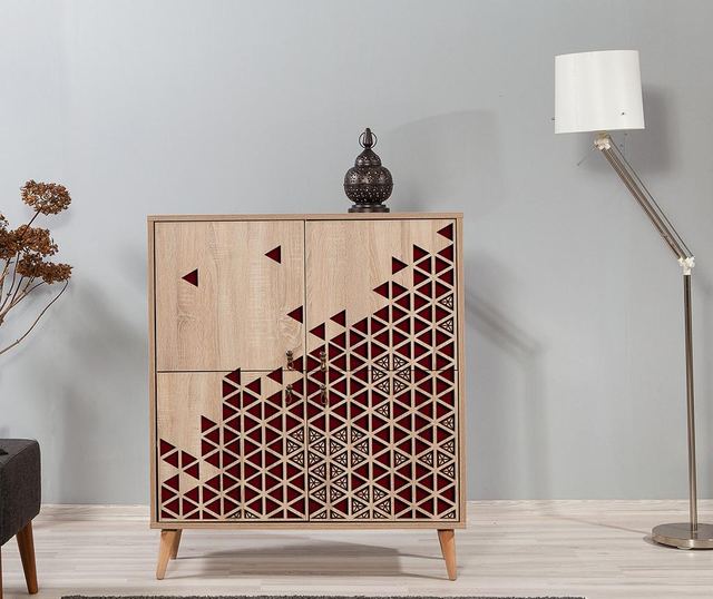 Multilu Mosaic Red Szekrényke