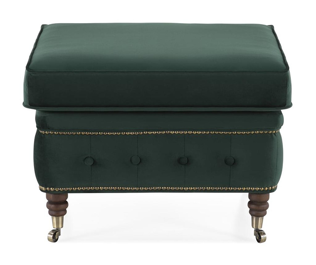 Chesterfield Dark Green Lábzsámoly