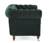 Chesterfield Dark Green Kétszemélyes kanapé