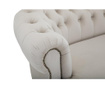 Trosed Chesterfield Curved Beige