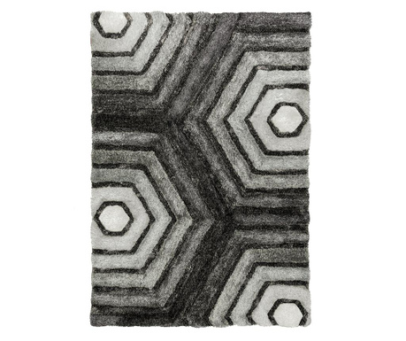 Koberec Hexagon Grey 160x230 cm