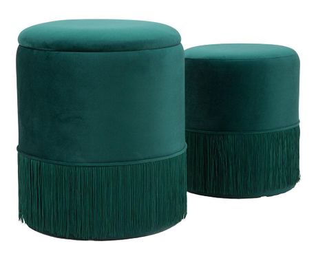 Set 2 taburete Mauro Ferretti, Lines Green, verde