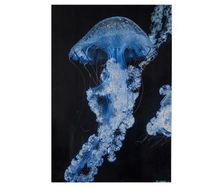 Tablou Mauro Ferretti, Medusa Two, canvas imprimat cu detalii aplicate manual, 80x120 cm