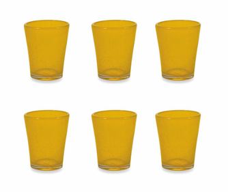 Сервиз 6 чаши за вода Cancun Satin Yellow