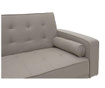 Latina Beige Háromszemélyes kihúzható kanapé