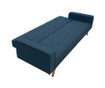 Latina Blue Háromszemélyes kihúzható kanapé