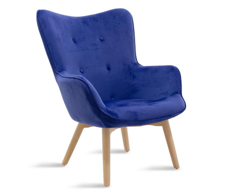 Židle Kido Velvet Blue