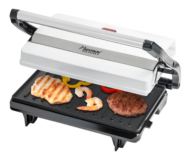 Sandwich maker Bestron, Panini Grey, plastic, gri