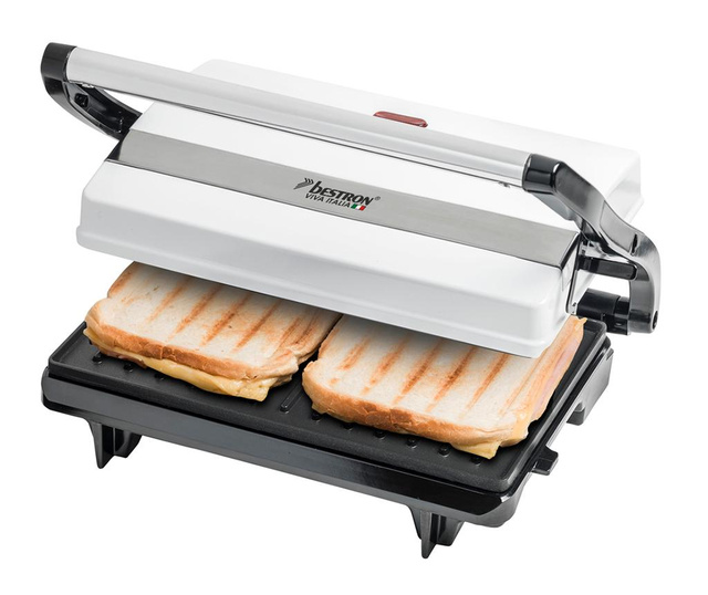 Sandwich maker Bestron, Panini Grey, plastic, gri