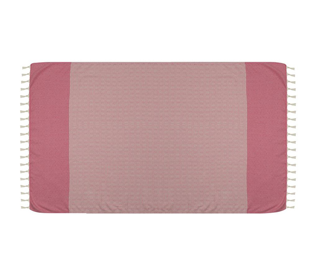 Плажна кърпа Fouta Cizgili Elmas Pink 100x180 см