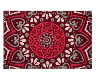 Mandala Red Lábtörlő szőnyeg 40x60 cm