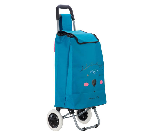 Nakupovalna torba s kolesi Winny Blue 37 L