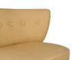 Canapea 2 locuri Ze10 Design, Josephine Light Brown, maro deschis, 141x73x77 cm