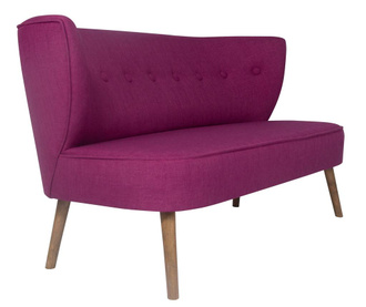 Canapea 2 locuri Ze10 Design, Josephine Purple, mov, 141x73x77 cm