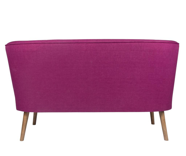 Canapea 2 locuri Ze10 Design, Josephine Purple, mov, 141x73x77 cm