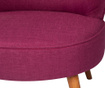 Fotoliu Ze10 Design, Patrica Purple, mov, 80x74x76 cm