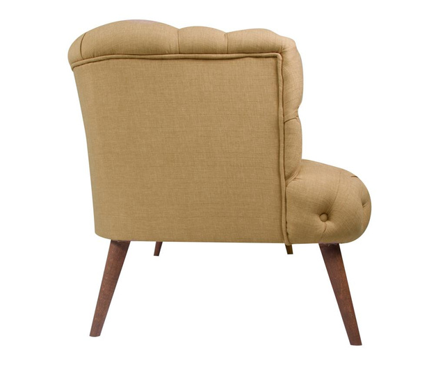 Canapea 2 locuri Ze10 Design, Beatrice Light Brown, maro deschis, 140x75x76 cm