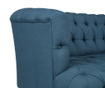 Canapea 2 locuri Ze10 Design, Beatrice Night Blue, albastru inchis, 140x75x76 cm