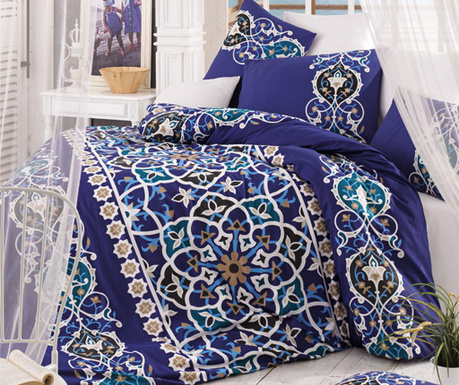 Спално бельо Double Ranforce Mosaic Purple
