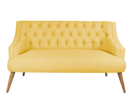 Penelope Yellow Kétszemélyes kanapé