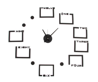 Stenska ura z 8 foto okvirji Puzzle
