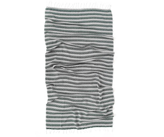 Peshtemal kopalna brisača Lines Grey 90x170 cm